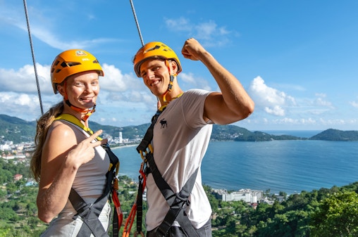 From Phuket: Erawan Patong Seaview Zipline