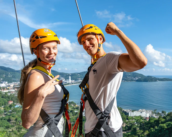 From Phuket: Erawan Patong Seaview Zipline