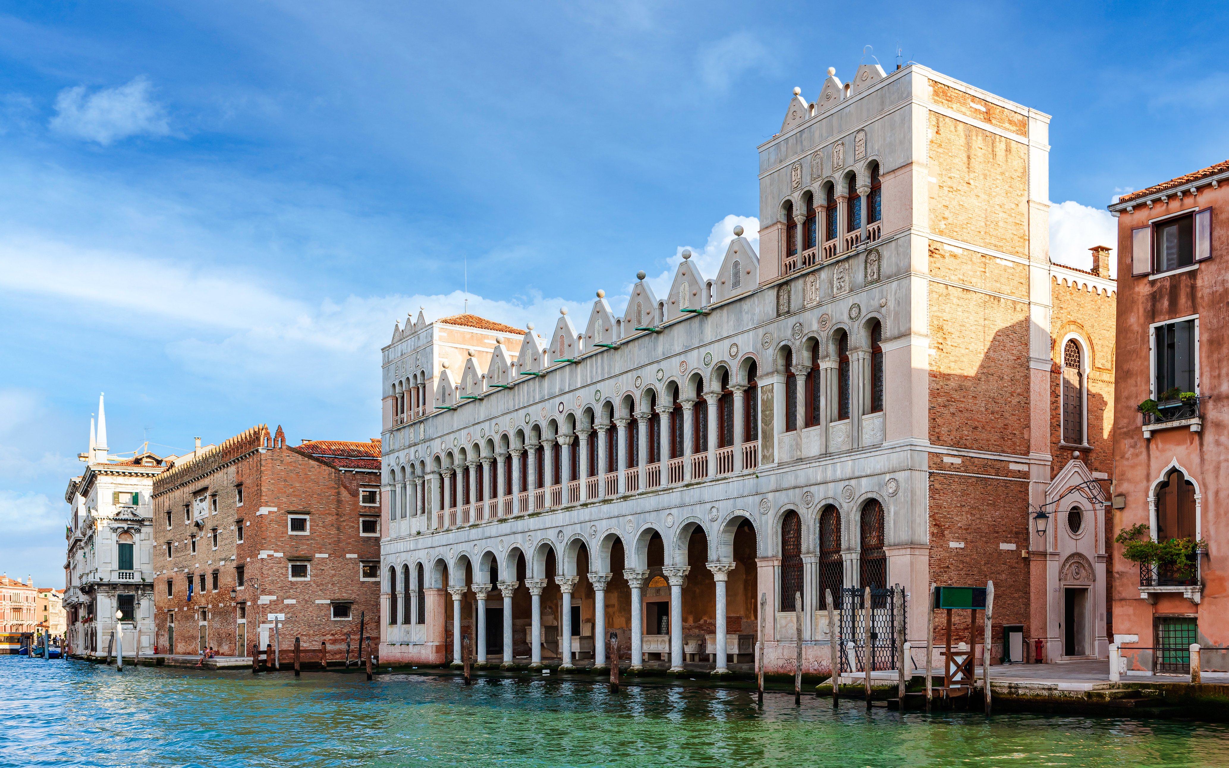 Natural History Museum in Venice along the Grand Canal with historic architecture.