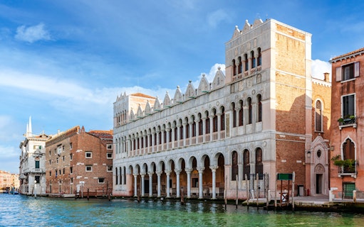 Natural History Museum in Venice along the Grand Canal with historic architecture.