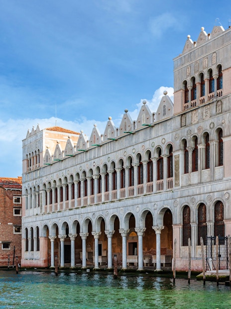 Natural History Museum in Venice along the Grand Canal with historic architecture.