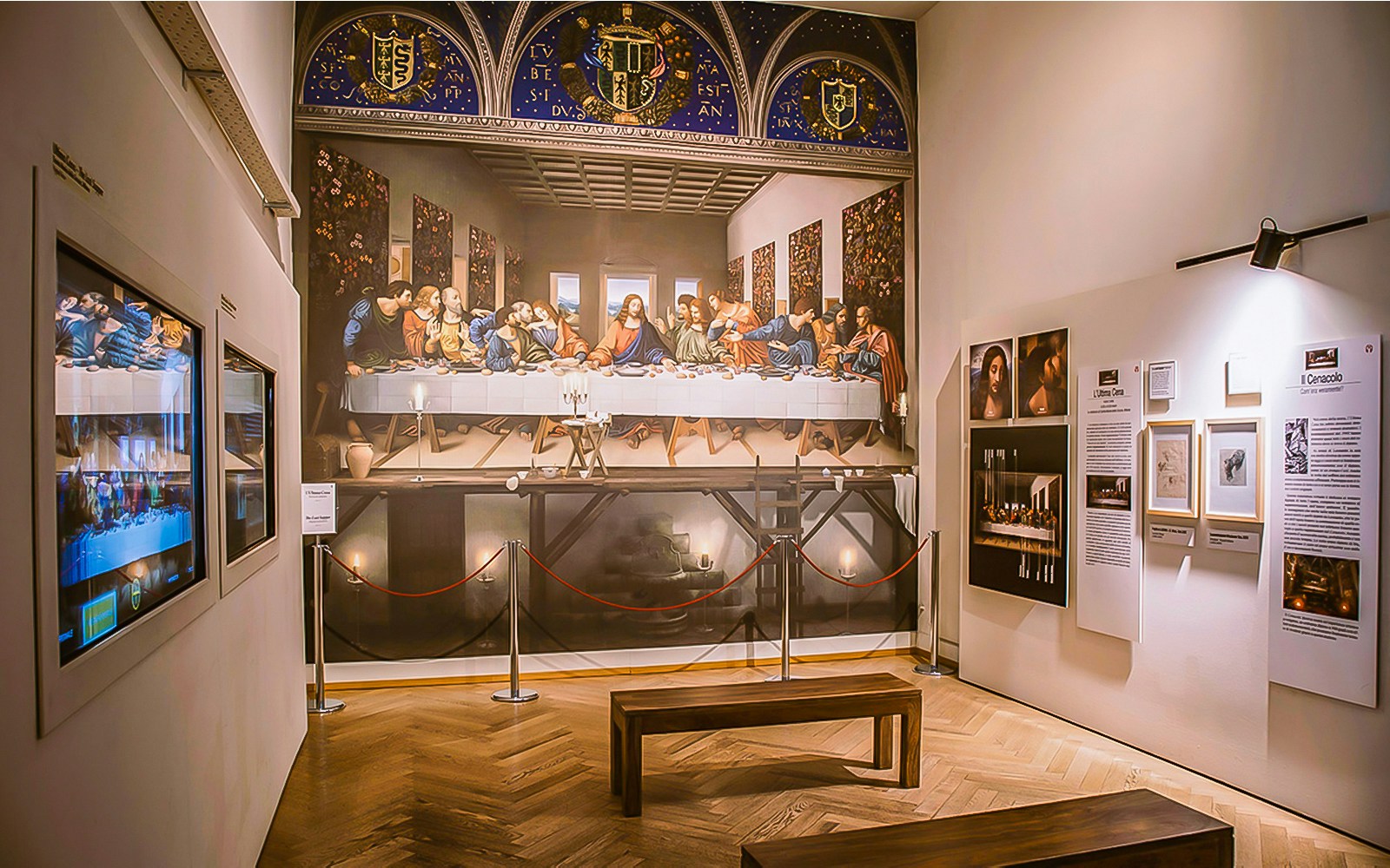Exhibit of The Last Supper at Leonardo3 Museum, Milan