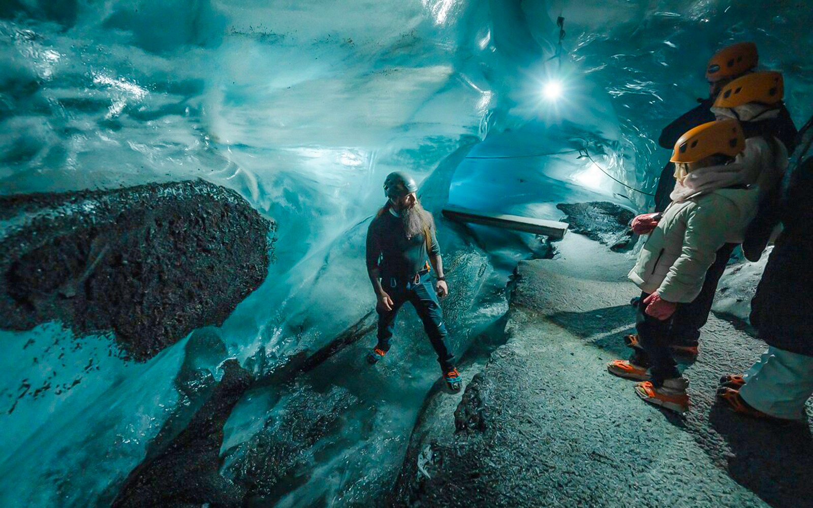 Step inside a real ice cave