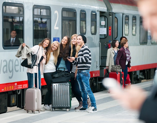 Second class rail pass journey