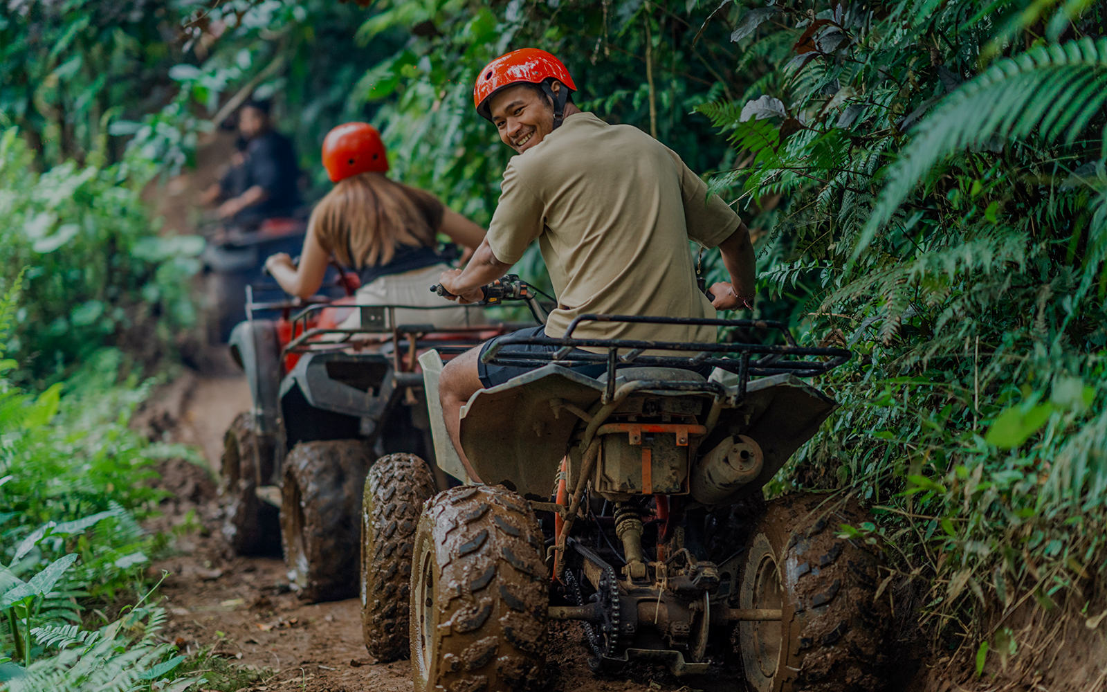 Atrações de quadriciclos na Tailândia
