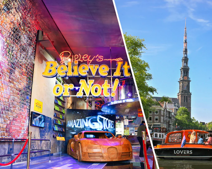 Combo: Ripley's Believe it or Not! + Amsterdam Canal Cruise Tickets