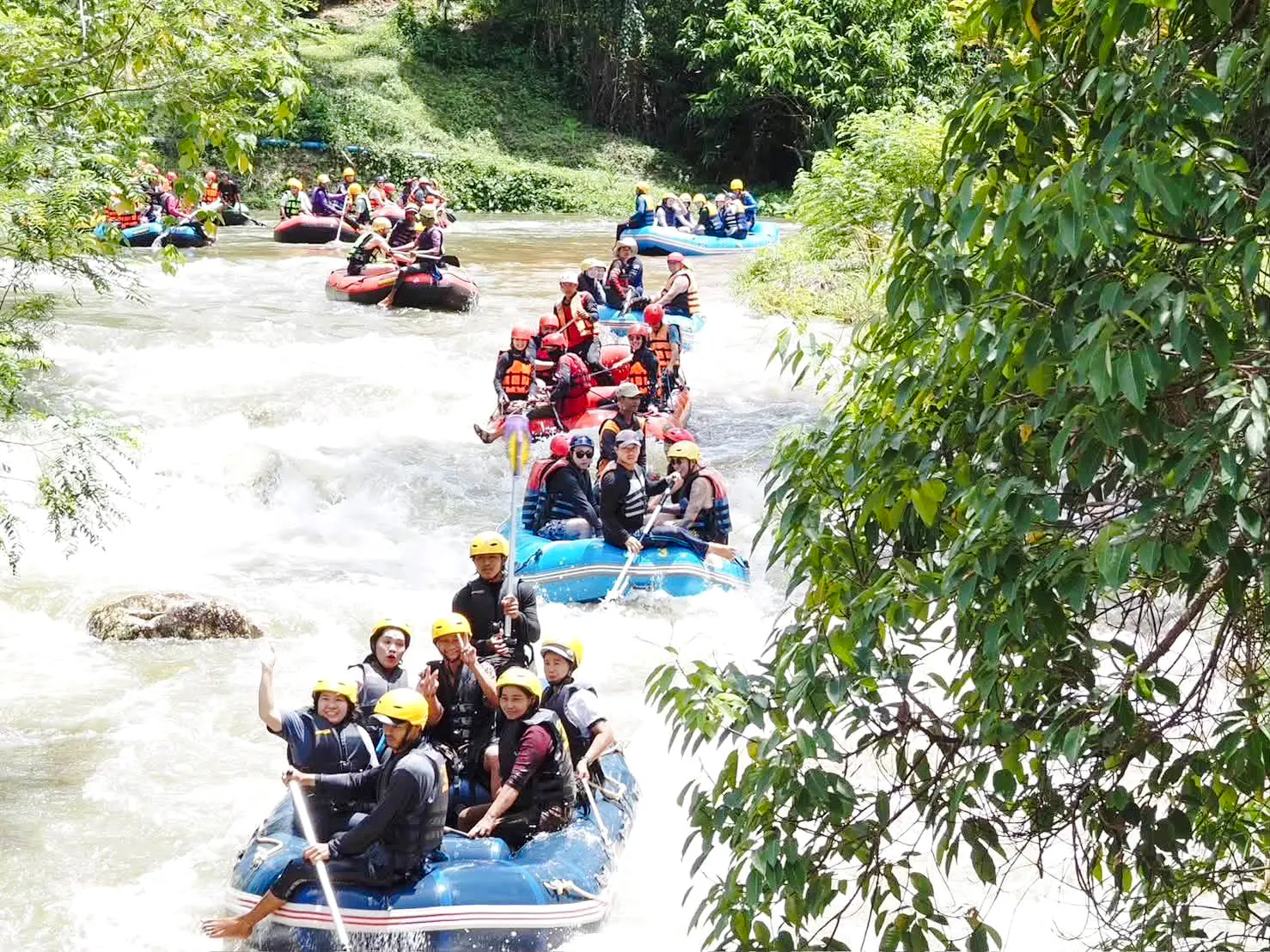 Krabi: Phang Nga White Water Rafting & Jungle Adventure