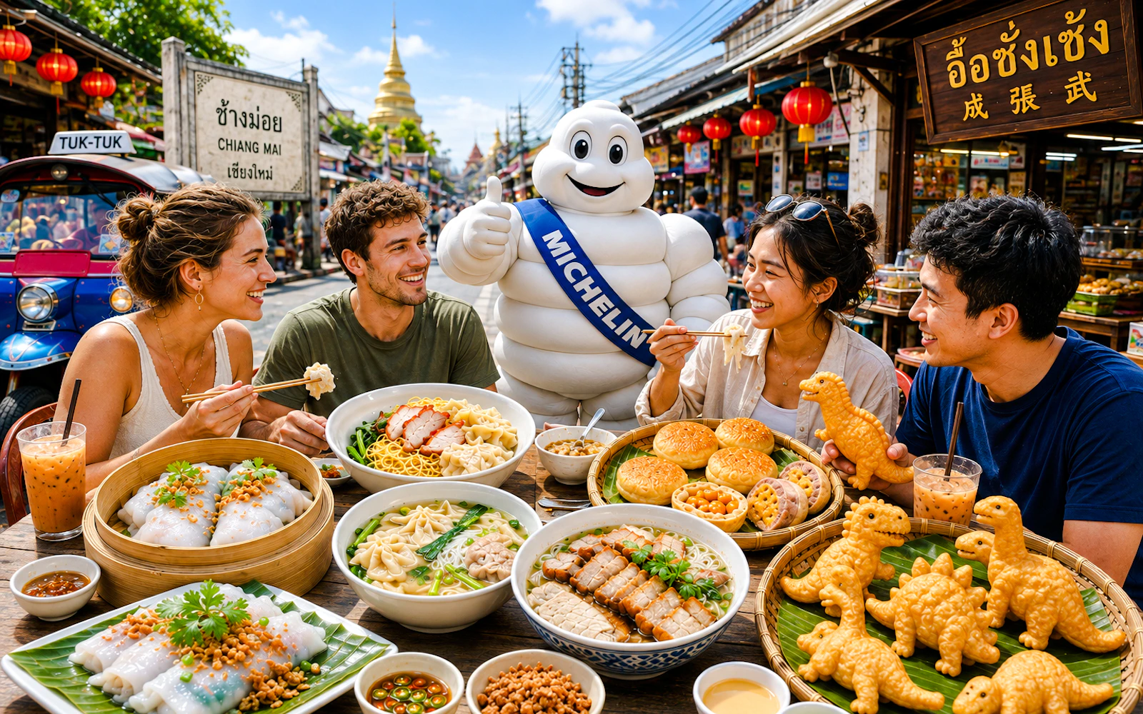 Chiang Mai Michelin Bib Gourmand Food Walking Tour