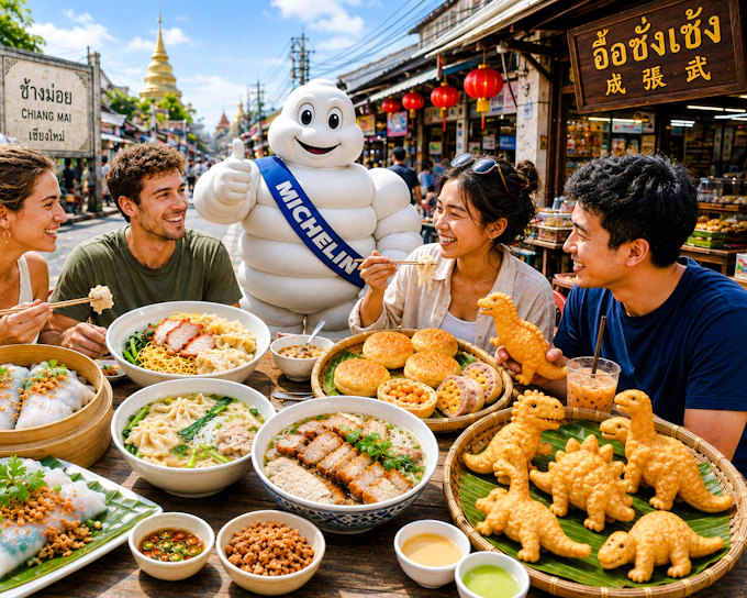 Chiang Mai Michelin Bib Gourmand Food Walking Tour (Product 52586)