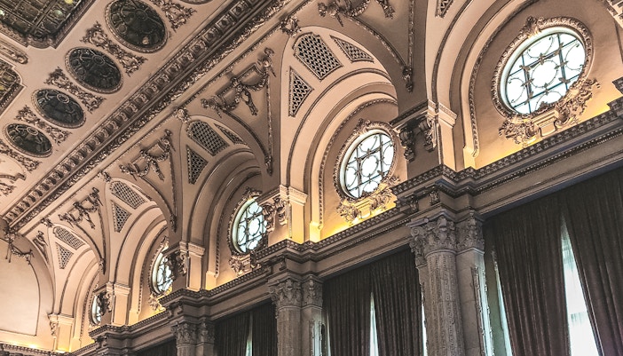 Alexandru Ioan Cuza Hall ceiling