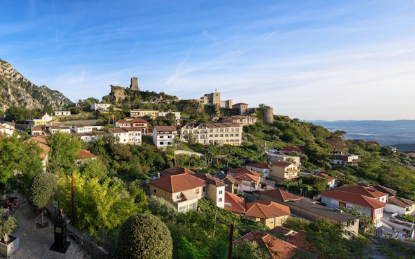 From Tirana/Golem/Durres: Kruja, Bazaar, Sari Salltik Day Trip