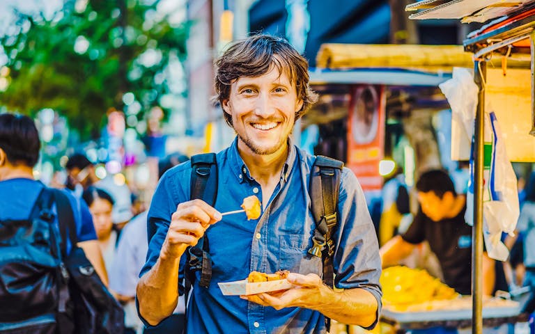 Seoul Street Food Tour with Free Samples & Guide