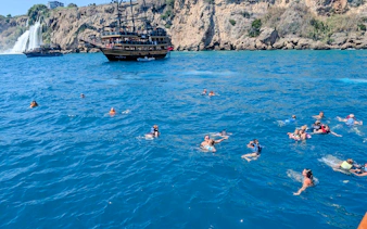 antalya: lara pirate boat cruise with lunch and hotel transfers-2