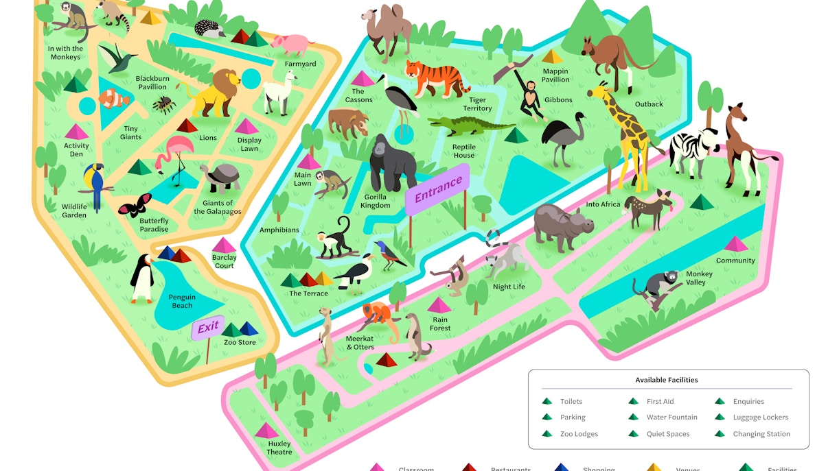 ZSL London Zoo map