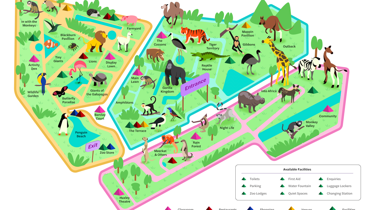 ZSL London Zoo map