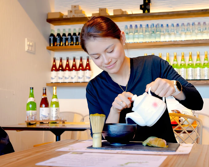 Matcha Tea Class in Asakusa with Japanese Sweets