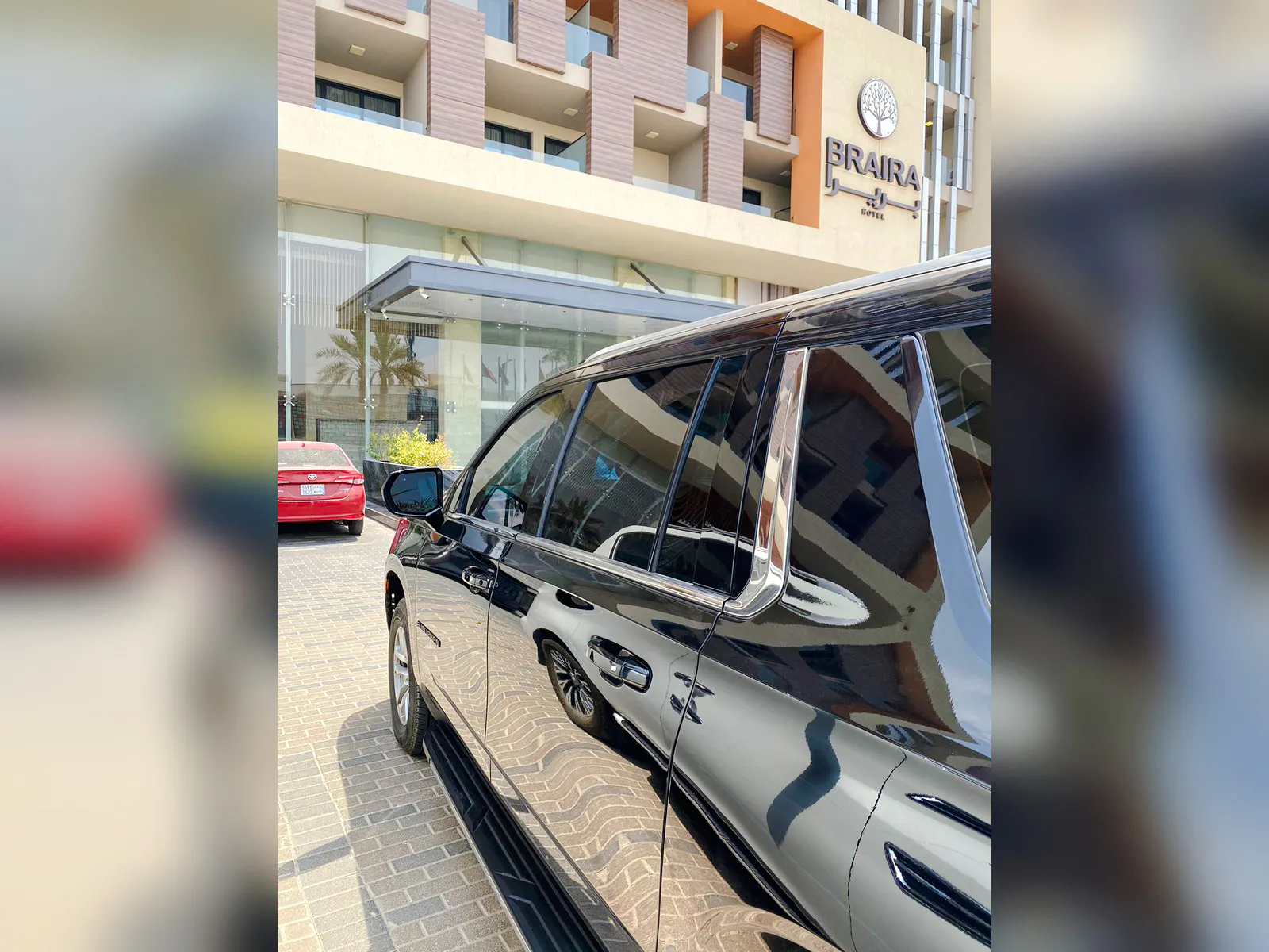riade: traslado privado de ida do aeroporto em um suv gmc-1