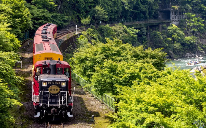 Hozugawa Boat & Sagano Train Day Tour from Kyoto