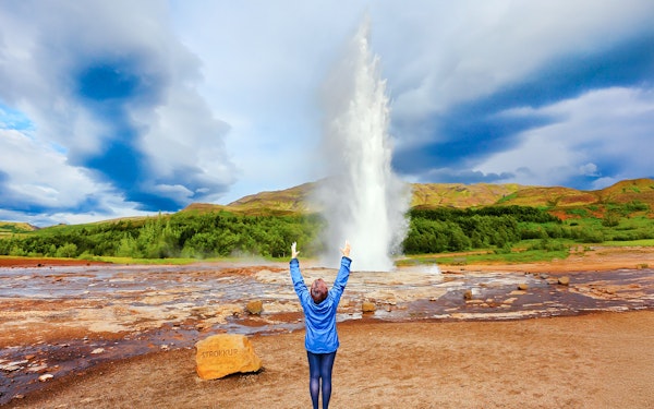From Reykjavik: Day Tour of Golden Circle, Kerid Crater & Secret Lagoon