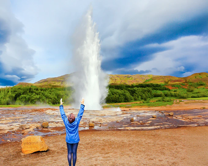 From Reykjavik: Day Tour of Golden Circle, Kerid Crater & Secret Lagoon