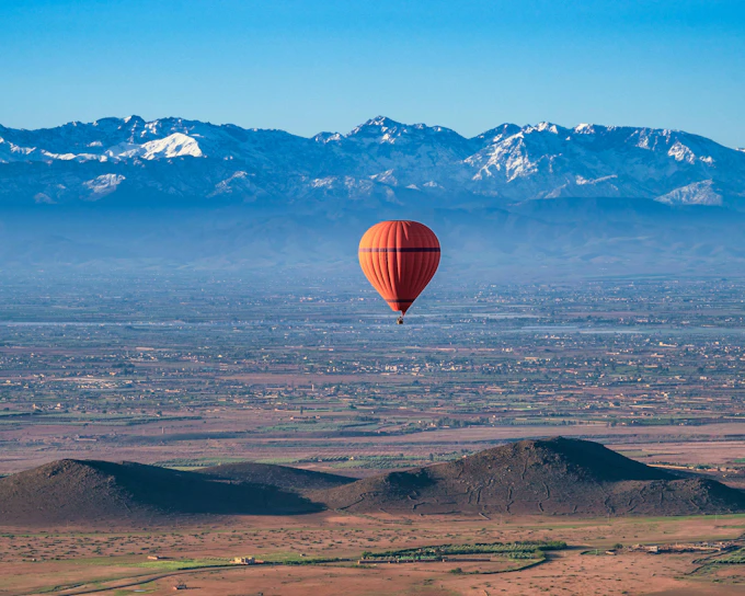 Shared Hot Air Balloon Flight over Marrakesh with Berber Breakfast