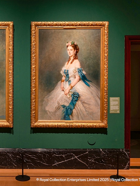 Portraits and busts displayed at The Edwardians Age of Elegance Exhibition, Kings Gallery, Buckingham Palace.