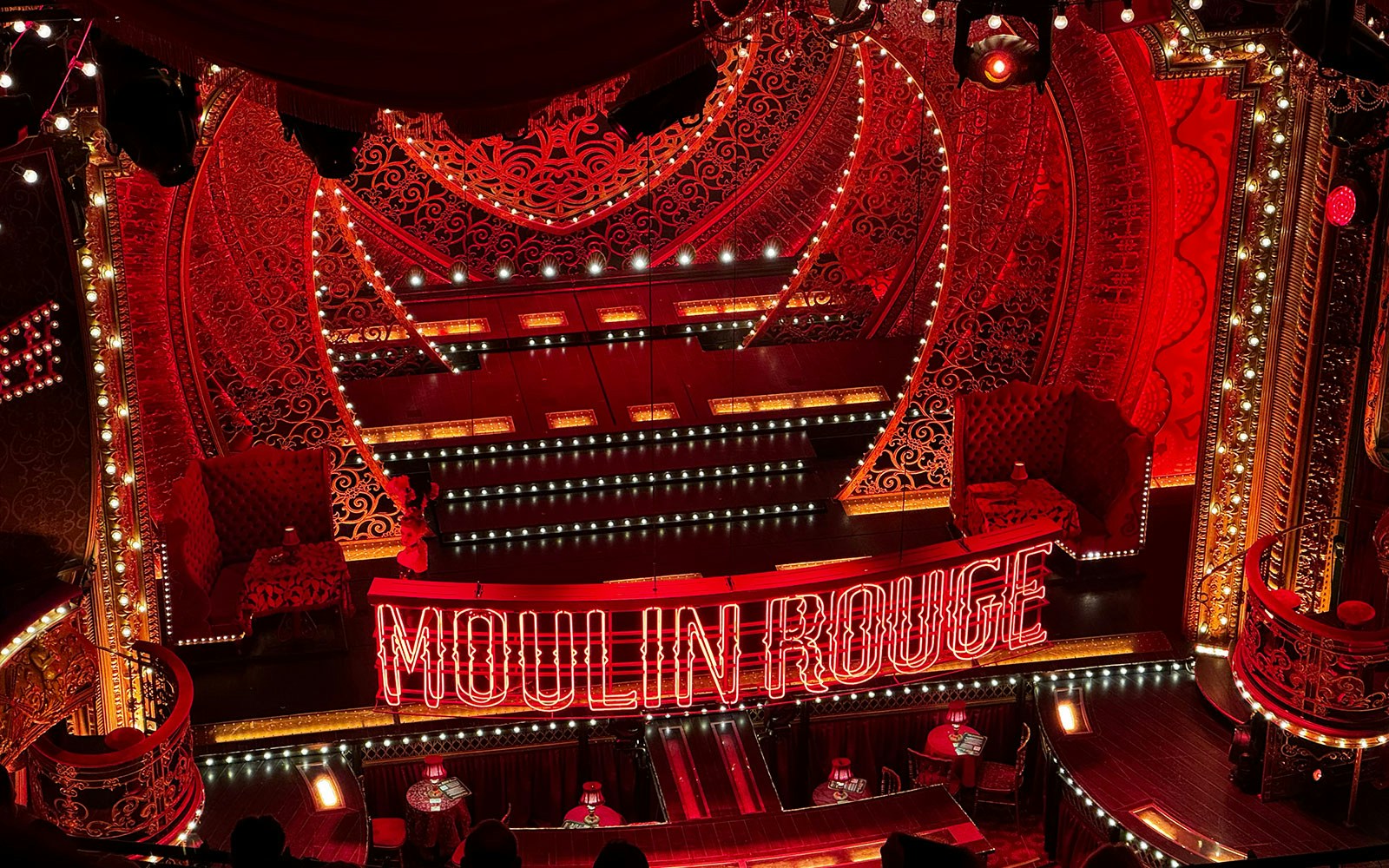 "Section: Grand Circle
Seat: M 25
Date: Nov 28, 2024
Show: Moulin Rouge! The Musical"