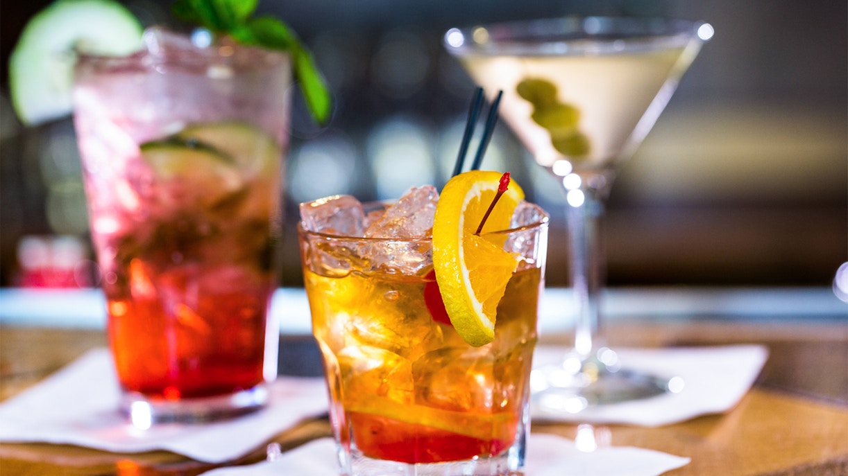 Cocktail lounge at Prudential Tower