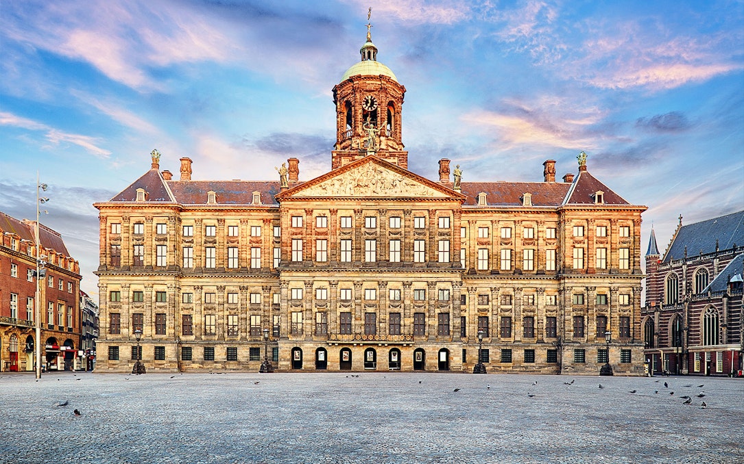 Royal Palace Amsterdam during a self-guided audio tour.