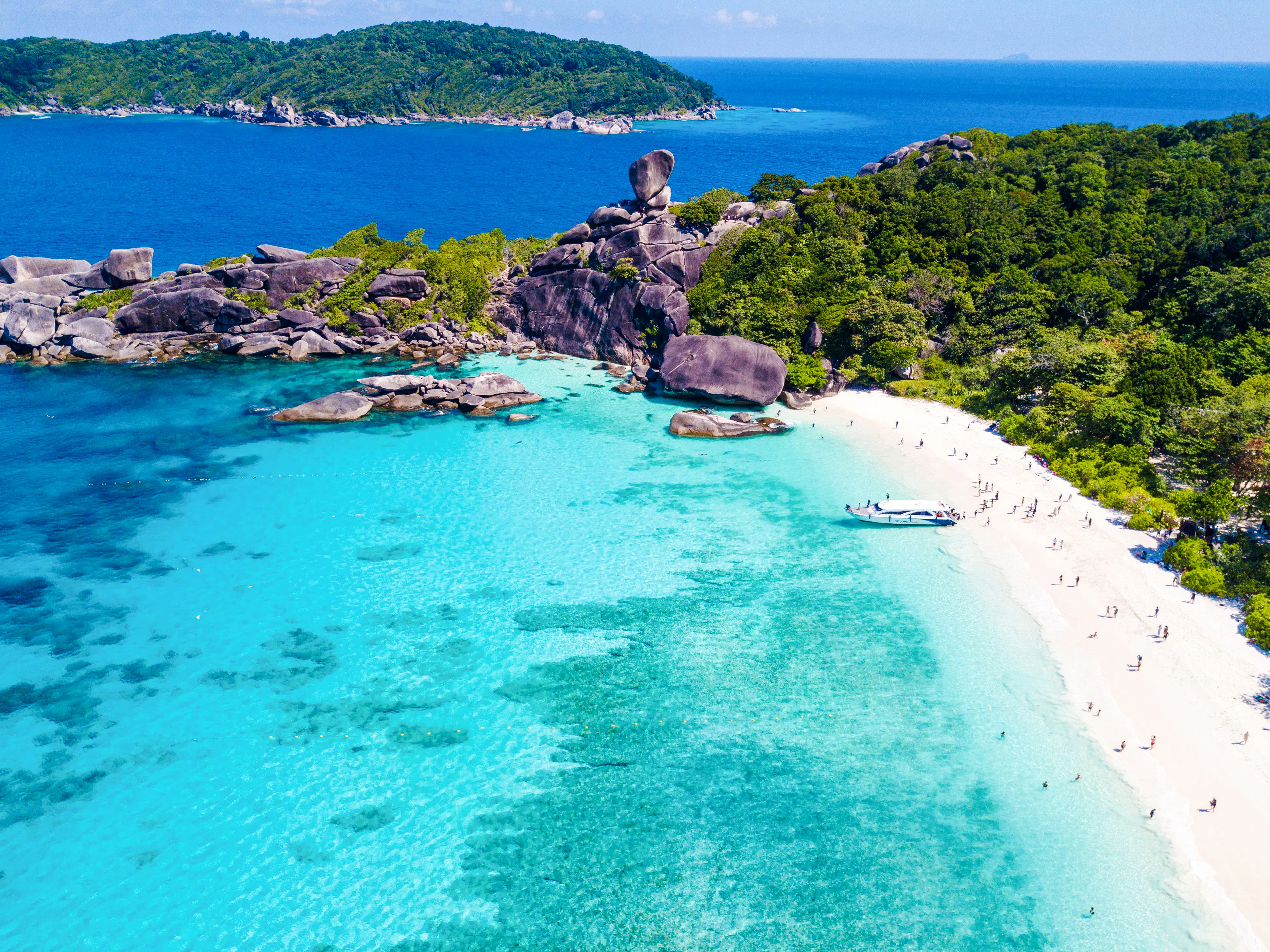 à partir de phuket ou de khao lak : excursion d'une journée aux îles similan pour faire de la tuba, avec transferts et repas compris-1