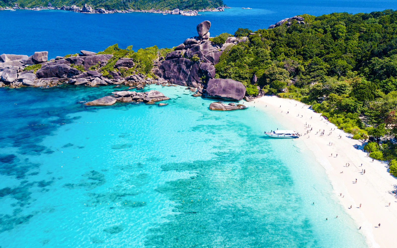 From Phuket or Khao Lak: Similan Islands Snorkeling Day Trip with Transfers & Meals
