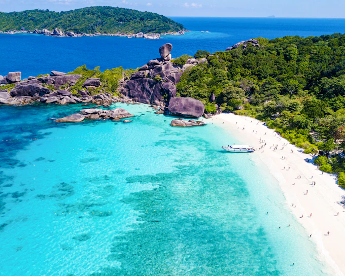 From Phuket or Khao Lak: Similan Islands Snorkeling Day Trip with Transfers & Meals