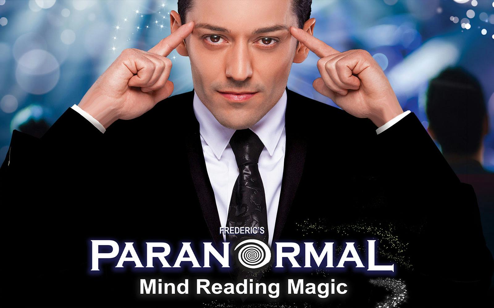 Frederic Da Silva performing mind reading magic in Las Vegas show PARANORMAL.
