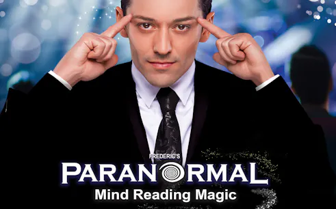 Frederic Da Silva performing mind reading magic in Las Vegas show PARANORMAL.