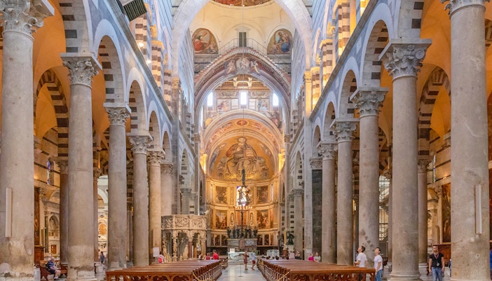 interior of Pisa Cathedral