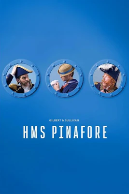 HMS Pinafore stage performance with actors in period costumes, London theater production.