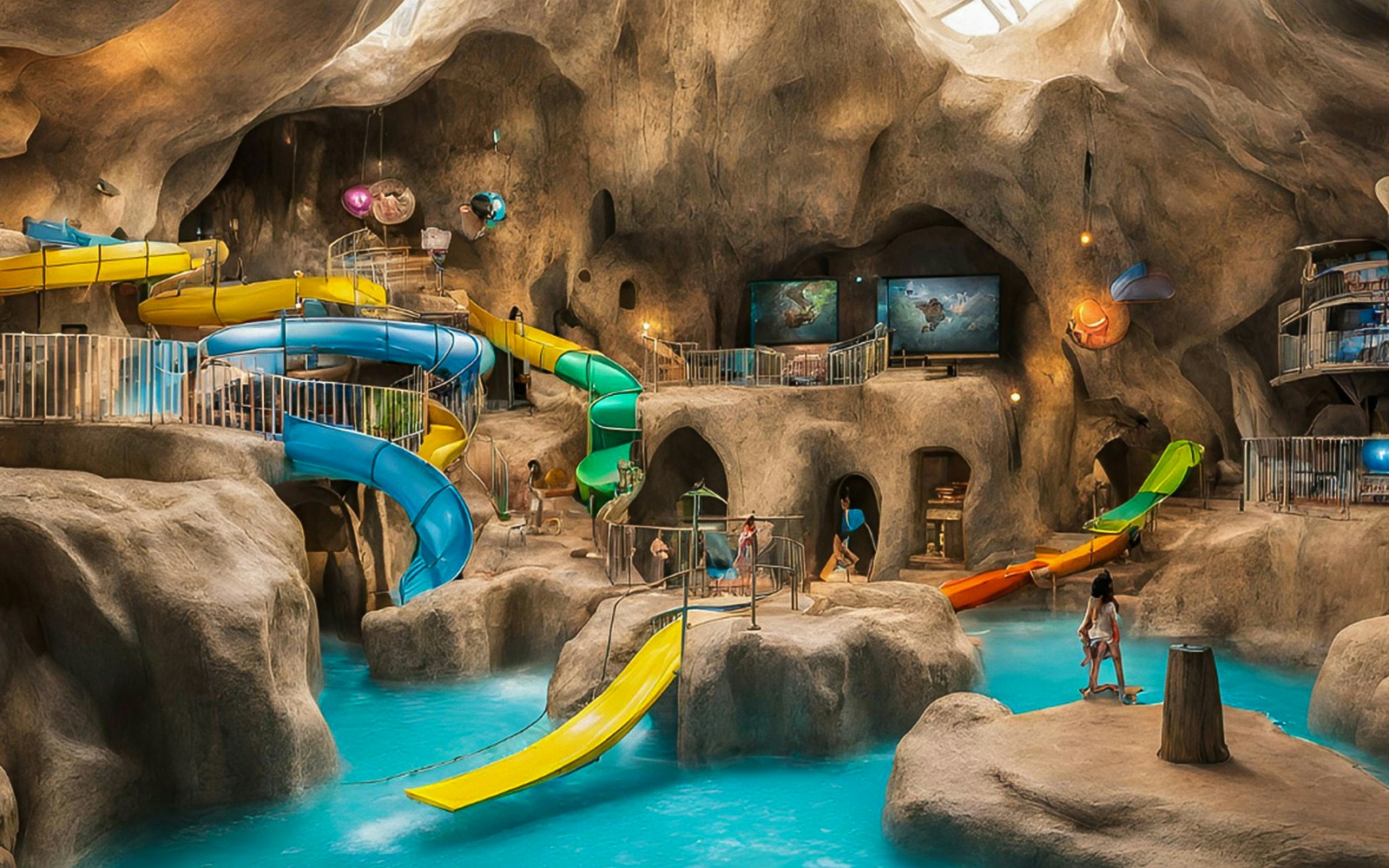 Edutainment cave