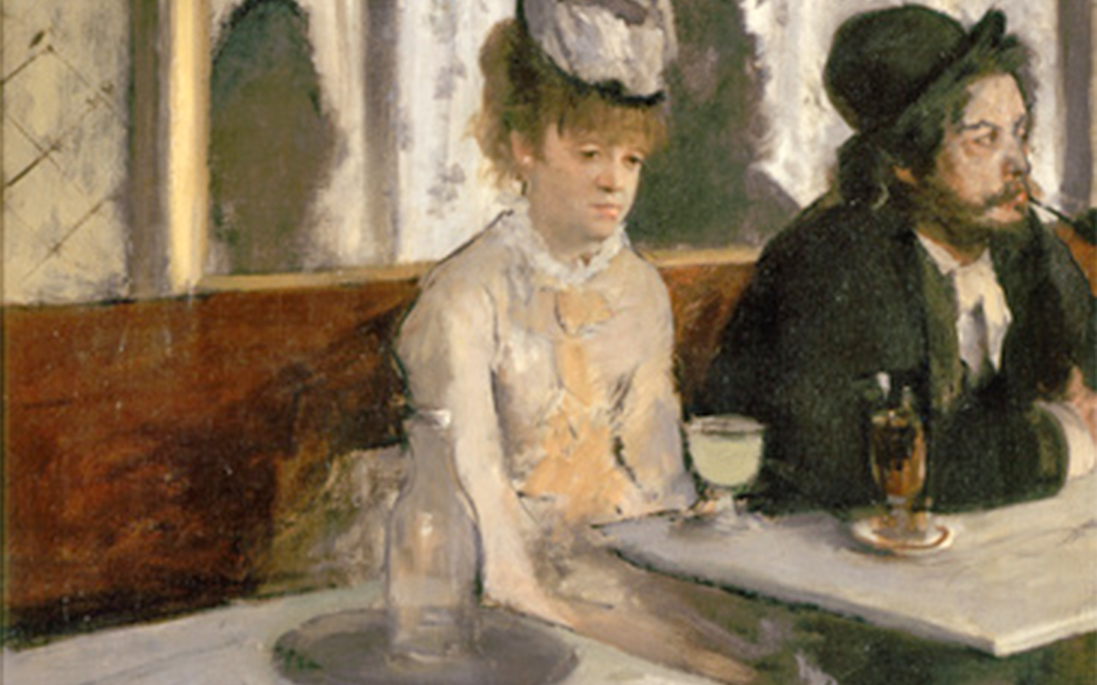 Dans un café - Edgar Degas