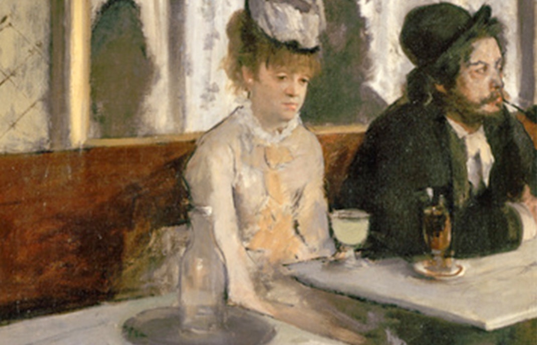 Dans un café - Edgar Degas