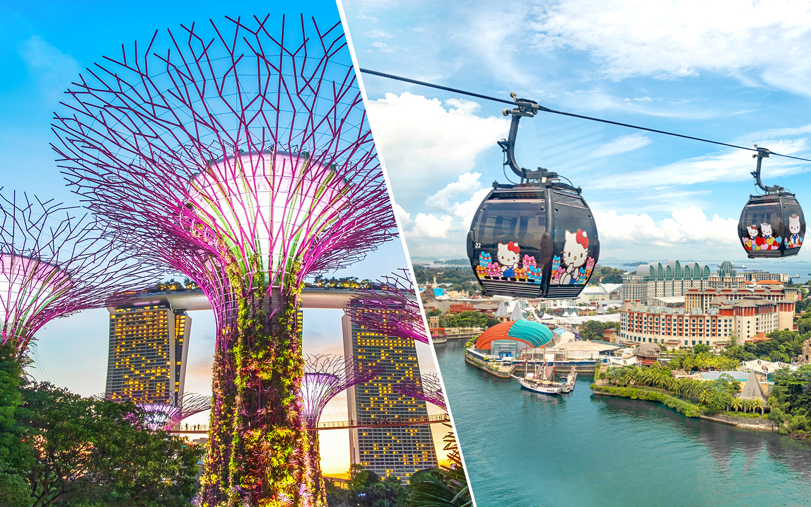 Combo (Save 13%): Gardens by the Bay Tickets + Singapore Cable Car Sky Pass