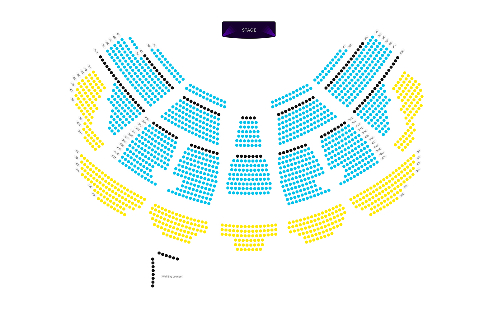 Friedrichstadt Palast seating plan