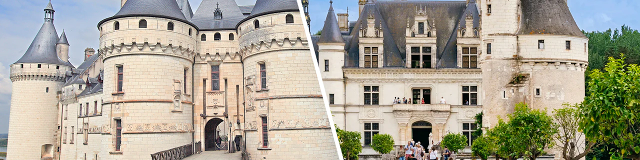 Combo: castello di Chaumont-sur-Loire + Due castelli della valle della Loira