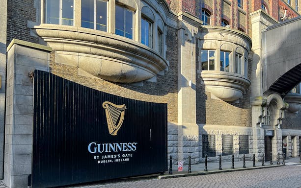 Guinness Storehouse entrance at St. James's Gate, Dublin, Ireland.