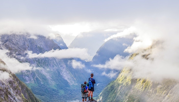 te anau milford sound, Ruta Gertrude Saddle, Southland, Nueva Zelanda