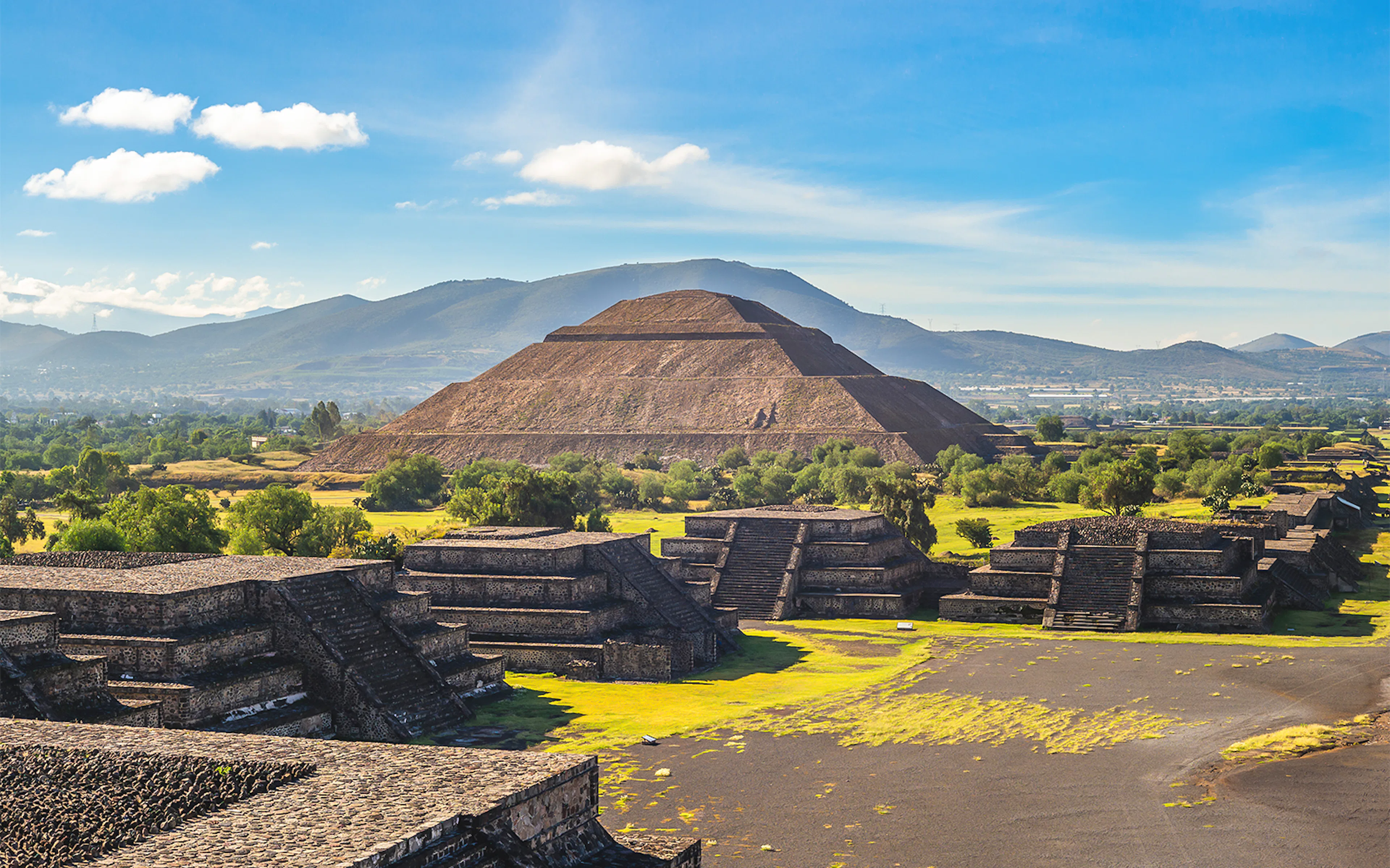 Pyramid of the Sun in Teotihuacan, Mexico.