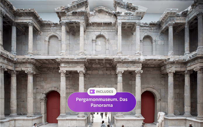 Pergamon Museum's ancient Roman Market Gate in Berlin, part of WelcomeCard tour.