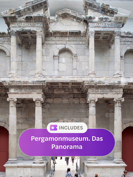 Pergamon Museum's ancient Roman Market Gate in Berlin, part of WelcomeCard tour.