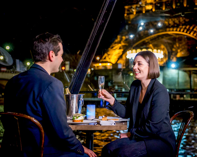 La Marina Seine River Dinner Cruise with French Menu