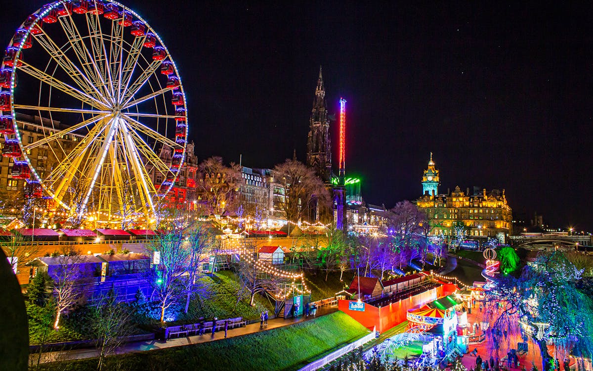 edinburgh christmas shopping market