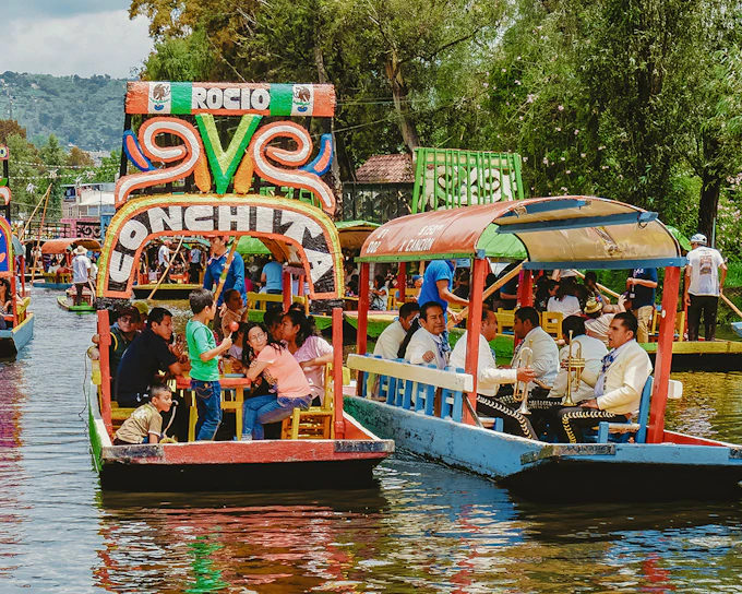 Xochimilco Trajinera Party with Unlimited Food and Drinks (Product 35773)